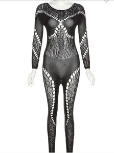 Aria mesh jumpsuit